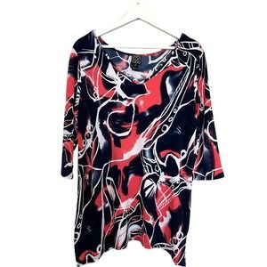 Clara Sun Woo Abstract Printed Top Size Medium